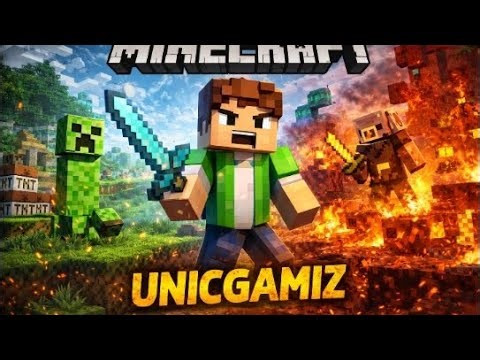 This stream is created with #Minecreft​\nJAVA \nIP:UNIC_GAMERS.aternos.me:45058\nMOBILE BADROCK\nIP:UNIC