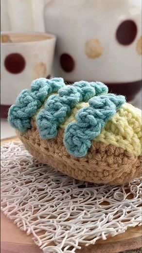 Cute Crochet Eclair Fish | Easy Amigurumi Idea