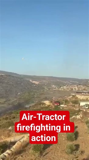 Air tractor - AT802 - In action #airtractor #firefighter #motivation