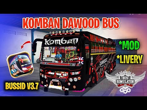 New Komban Dawood Bus Mod Tamil | Bus Simulator Indonesia | Komban Bus Mod in bussid | #kombanbus