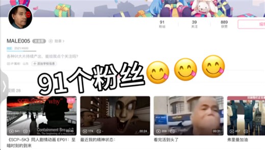 居然有91个粉丝了