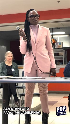 A fuller view of the exchange I had with AIPAC candidate Ala Stanford. This person was chosen by the incumbent Dwight Evans to replace him