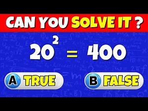 Can You Solve These Fun Math Puzzles?✖️➕Ultimate Math Quiz👩‍🔬👨‍🔬#6