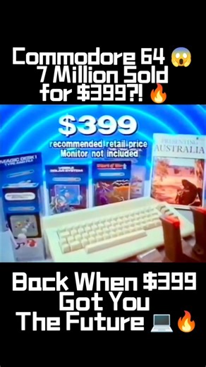 Commodore 64 😱 7 Million Sold for $399?! 🔥 #retrogaming #retro #c64 #pcgaming #pc