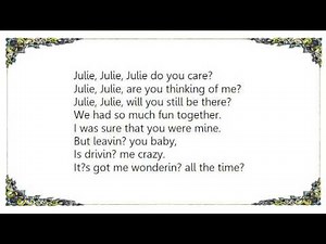 Bobby Sherman - Julie Do You Love Me Lyrics