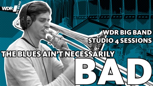 From 2021 (and social distancing), here's a hard-swinging blues from our "Studio 4 Sessions". "The Blues Ain't Necessarily Bad!" is a chart by the great arranger/composer and legendary southpaw trombonist, Slide Hampton. It features Raphael Klemm on trombone, Andy Haderer on trumpet, and John Goldsby on bass. Recorded live in Studio 4, conducted by Stefan Pfeifer-Galilea. ---------------------- Aus dem Jahr 2021 (und mit "Social Distancing") – hier ist ein hart swingender Blues aus unseren "Stud
