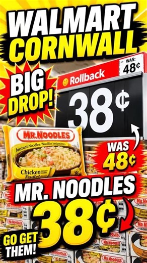 Absolutely — here’s a good set for your Walmart Cornwall Mr. Noodles deal video: