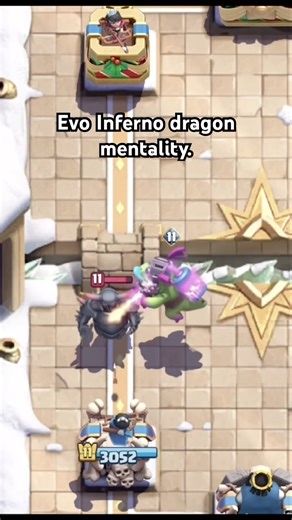Inferno Dragon Evolution is the best in Clash Royale? #clashroyale