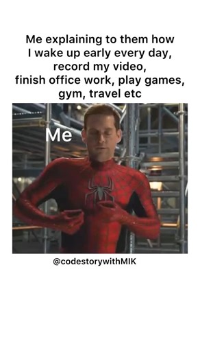 codestorywithMIK on Instagram: "Kaise samjhau 🥺 It’s been since school days #codestorywithMIK #mik #MIK #contentcreatorlife #dailyroutine #dsareels #codingcontent #reelgrind #morninghustle #codestorywithMIK #youtubegrind #productivityreels #codinglife #techcreator #creatorjourney #trendingreels #hustlemode #wakeupandgrind"