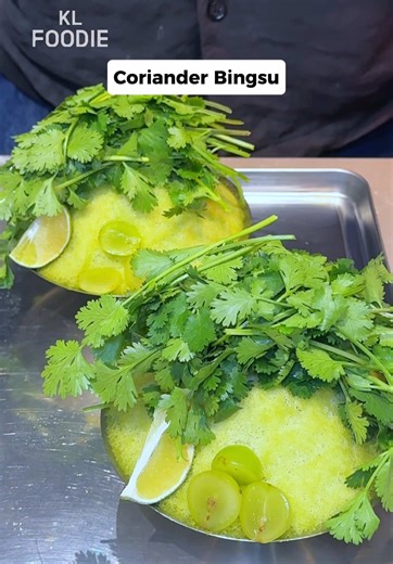 Coriander Bingsu 👀 📍 @Weeee by Welemon in Cheras