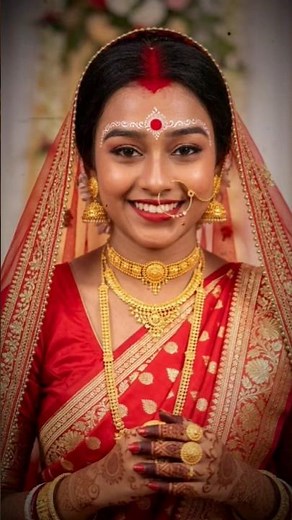 AI Bride Look 😍 | My Photo Turned Into a Beautiful Bride 👰 | AI Transformation#AIBride#AIPhotoEditin