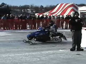 550HP Turbo Snowmobile Sets World Record 163 MPH in 1000ft