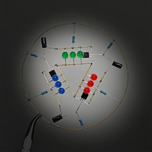 Amazing LED Chaser Light Without IC | SR Electric