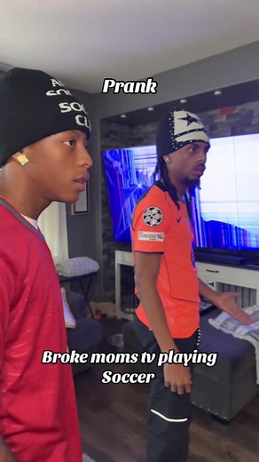Broken TV Prank: Broke Mom's TV Playing Soccer — Funny Family Prank