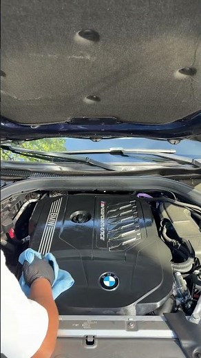 Blink and it’s brand new 👀 #chemicalguys #engine #detailing #diy #viral #exterior #interior #carwash