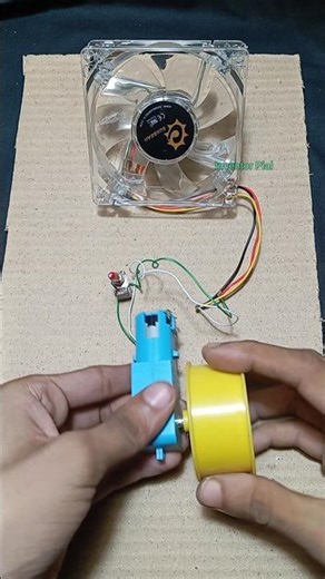 How Metal Gear Motor Powered A RGB PC Cooling Fan • Dc Motor