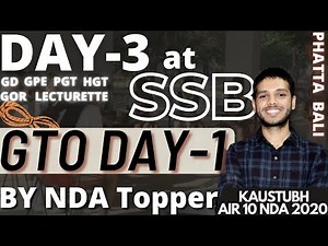 SSB Day 3 | All About SSB | SSB Interview Process | Kaustubh Srivastava | Learn With Sumit