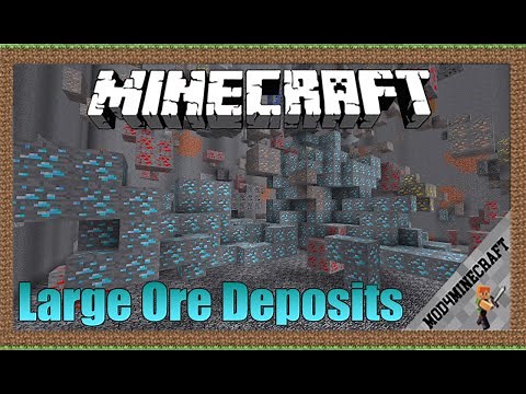 Large Ore Deposits Mod 1.16.5/1.15.2/1.12.2 & Tutorial Downloading And Installing For Minecraft