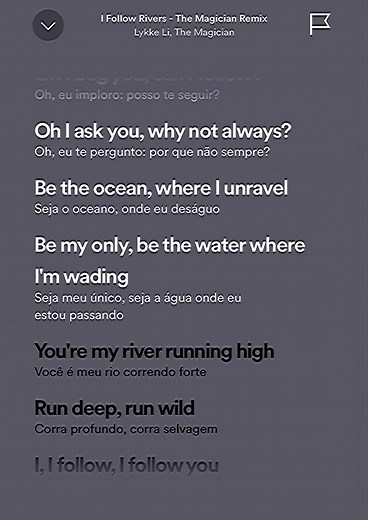 I Follow Rivers | Song, Music, Lyrics, Typography | Spotify