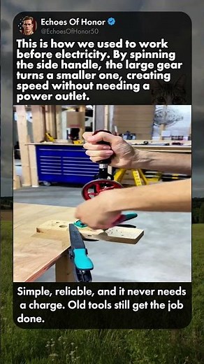 HOW A HAND DRILL REALLY WORKS