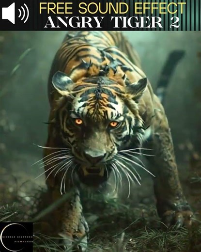 ANGRY TIGER SOUND EFFECT 2 #freesoundeffects #tigersound #tiger #versodellatigre #sound #aliensound