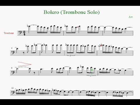Trombone Solo from Bolero - Ravel