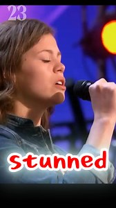 After her parents’ divorce, the very shy 13-year-old walked onto the AGT stage and stunned everyone by turning her pain into one of the greatest singing auditions in the show’s history—what happened at the end shocked everyone; watch the full video in the comments below. | The Story Of Us