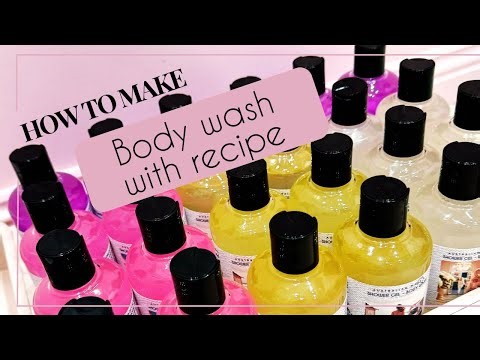 Making a one pot wonder colourful transparent shower gel. #showergel