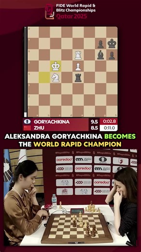 Aleksandra Goryachkina: World Rapid Champion Achievement