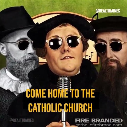 🤣👉THIS is protestant IDOL worship! “Martin Luther and the Reformers” Repent!