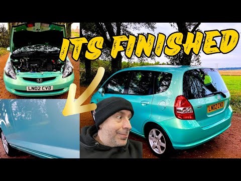 The 23 Year Old rare Honda Jazz sport se is FINISHED! (Better Than New?) final touches & mot time
