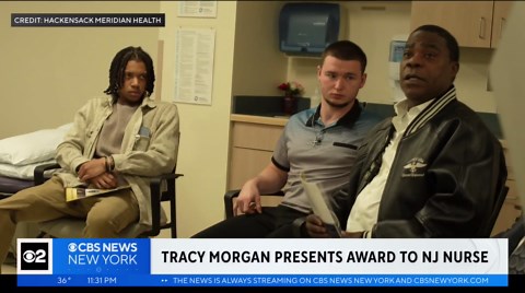Tracy Morgan visits N.J. hospital where he recovered from 2014 crash