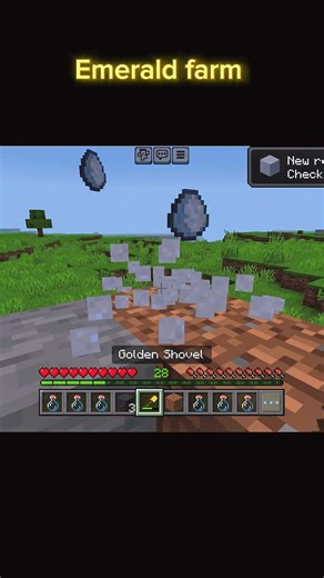 Emerald farm #minecraft #shorts