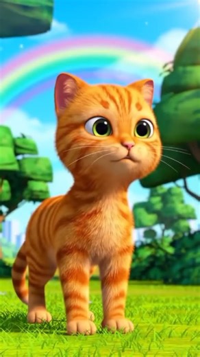 kucing bermain di taman #shorts #cat