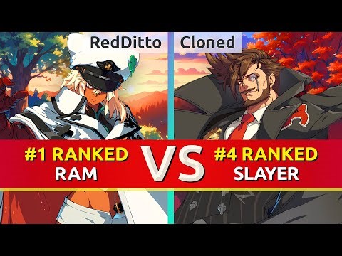 GGST ▰ RedDitto (#1 Ranked Ramlethal) vs Cloned (#4 Ranked Slayer). High Level Gameplay