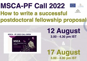 Webinar: How to write a successful MSCA-Postdoctoral Fellowship Proposal