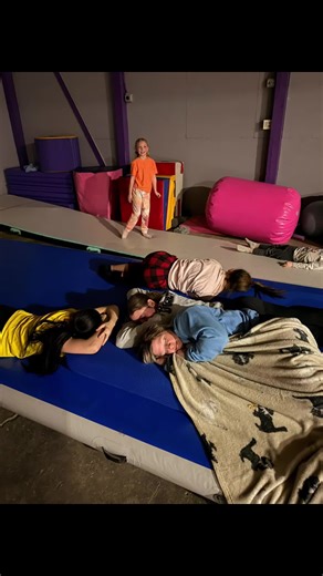 We can’t be anymore excited to upgrade our gym! After 10 seasons on a dead mat! A year after getting keys to our own gym, we finally have a spring floor! We cannot thank all of our wildcats fans for staying late to get it out in for our elite practice! #kendallvillewildcats #risereignrepeat #letselevate