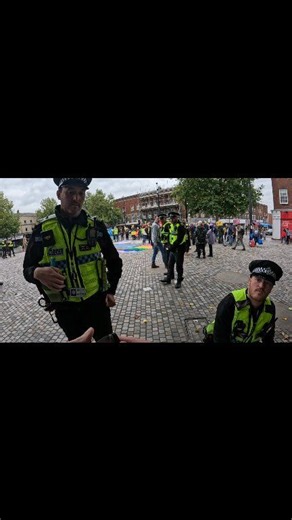 Well that escalated 🤣🤣🤣 #police #angry #funnyreels #viral | PINAC Media Audits