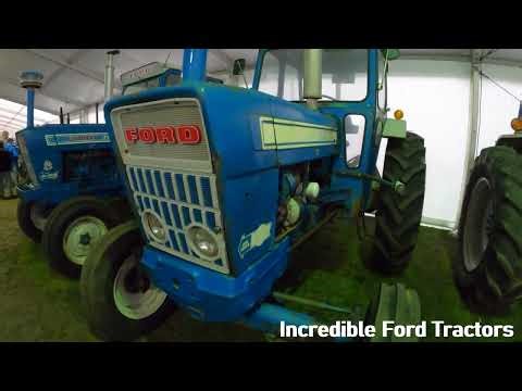 1970 Ford 7000 Load Monitor 4.2 Litre 4-Cyl Diesel Tractor 94HP The Newark Vintage Tractor Show 2021