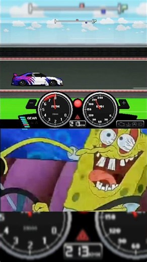 I play pixel car racer with fast gtr 😈