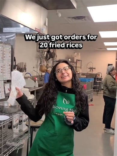 Based on a true story when we did cook almost 20 complimentary fries rices in one day to our unhoused guests or