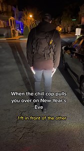 When you get pulled over on New years eve #cops #pov #newyear #police #funny #reels | Joe Rauth