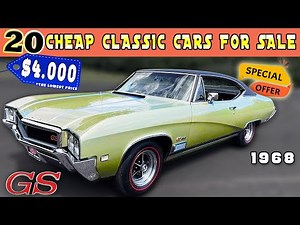 Have This Rarest Beauty! 20 Amazing Classic Cars for Sale cheaply by Owners !