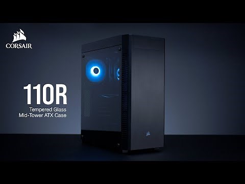 CORSAIR 110R Tempered Glass Mid-Tower ATX Case