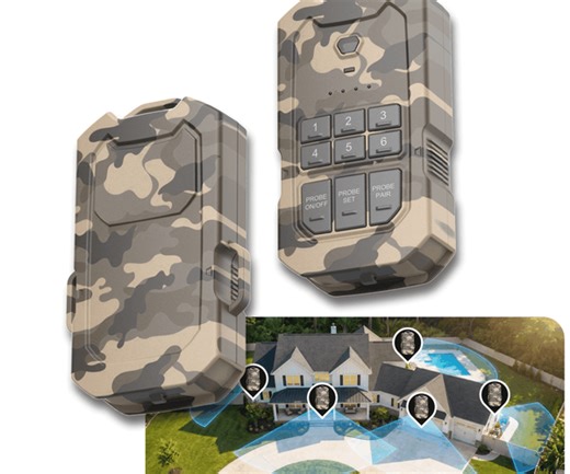Portable Radar Perimeter Security Alarm Kit For Home Security-Woodland Camo