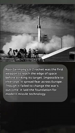 V2 Rockets The First Missiles That Changed Warfare