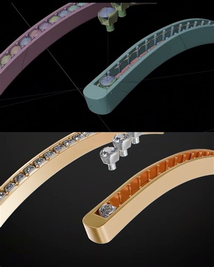 Watch a Diamond Bracelet: The Magic of 3D Jewelry Modeling