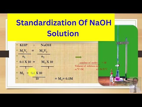 How to Standardize sodium hydroxide Solution olution|Solution Standardization|#solutionchemistry