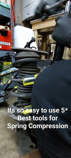 Macpherson Strut Spring Compressor Test!