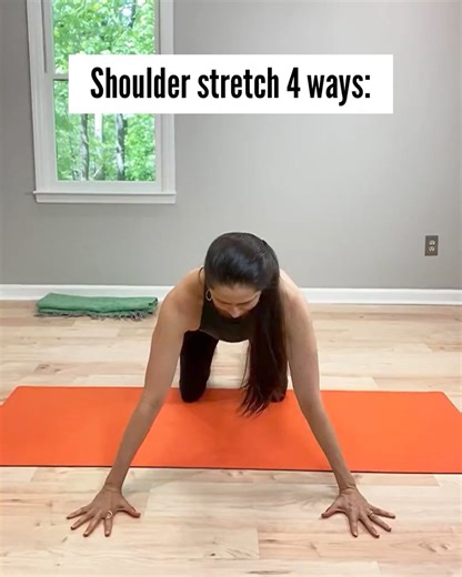 I don’t know about you, but overhead shoulder stretches are one of my favorite movements to do on the yoga mat. And they’re really relevant for our overhead (shoulder flexion) asanas in yoga – like downward dog, handstand, forearm balance, and even warrior 1! There are lots of ways we could approach stretching our arms into shoulder flexion. But one reason I like the stretch variations I’ve featured here in this video is that they’re technically closed-chain shoulder movements. Anatomy geeky mom